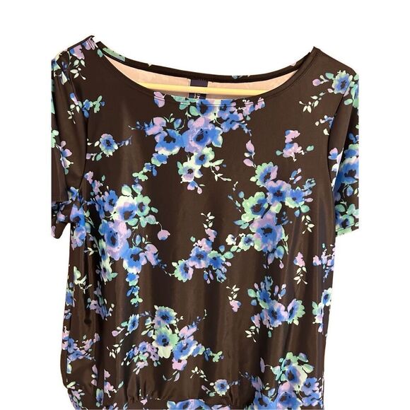 Swimsuits for all Swim Women’s Size 8 Swimsuit Top Only Floral Print Side Tie - Picture 3 of 11